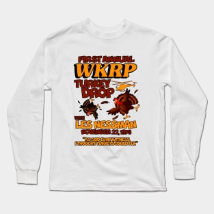 Thanksgiving 1st Annual WKRP Turkey Drop Long Sleeve T-Shirt